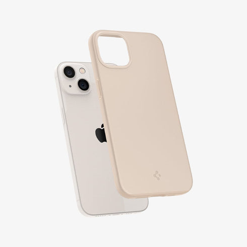 ACS03674 - iPhone 13 Pro Max Case Thin Fit in black showing the back